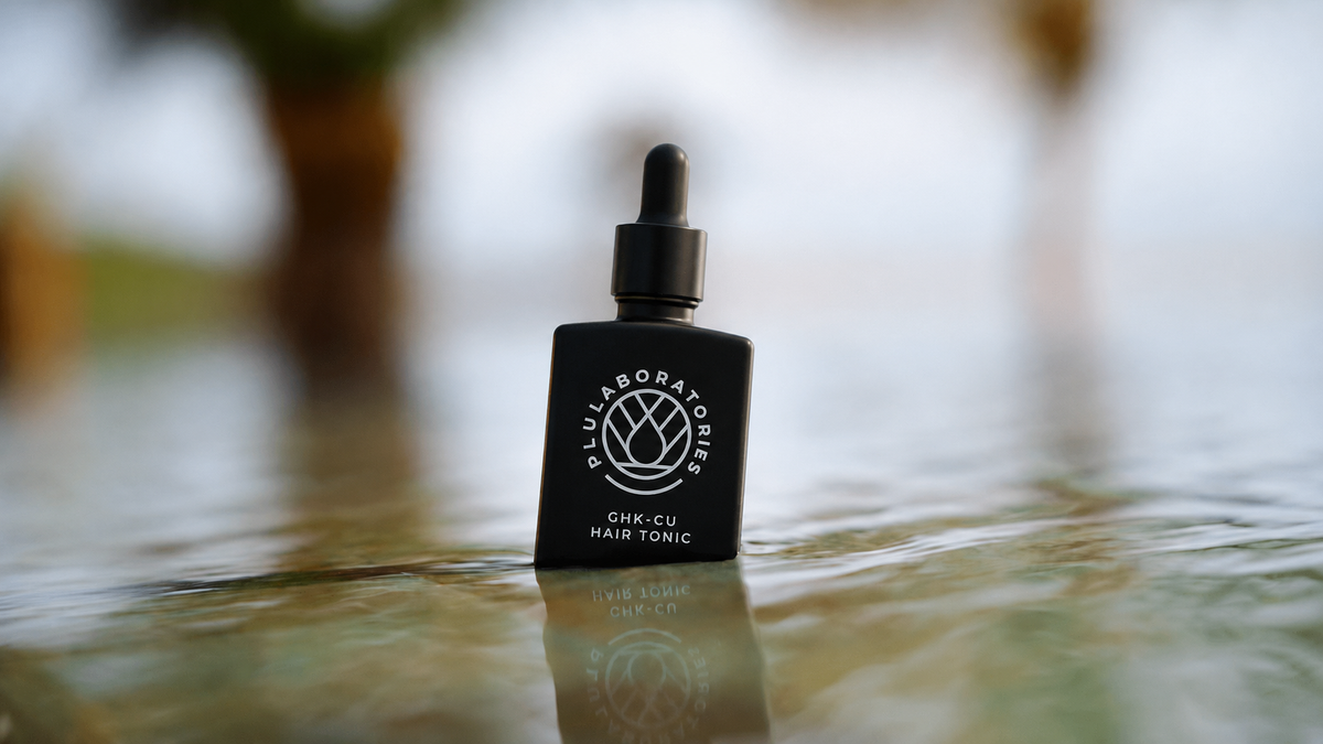 GHK-Cu | Copper Peptide Hair Tonic for Fuller-Looking Hair